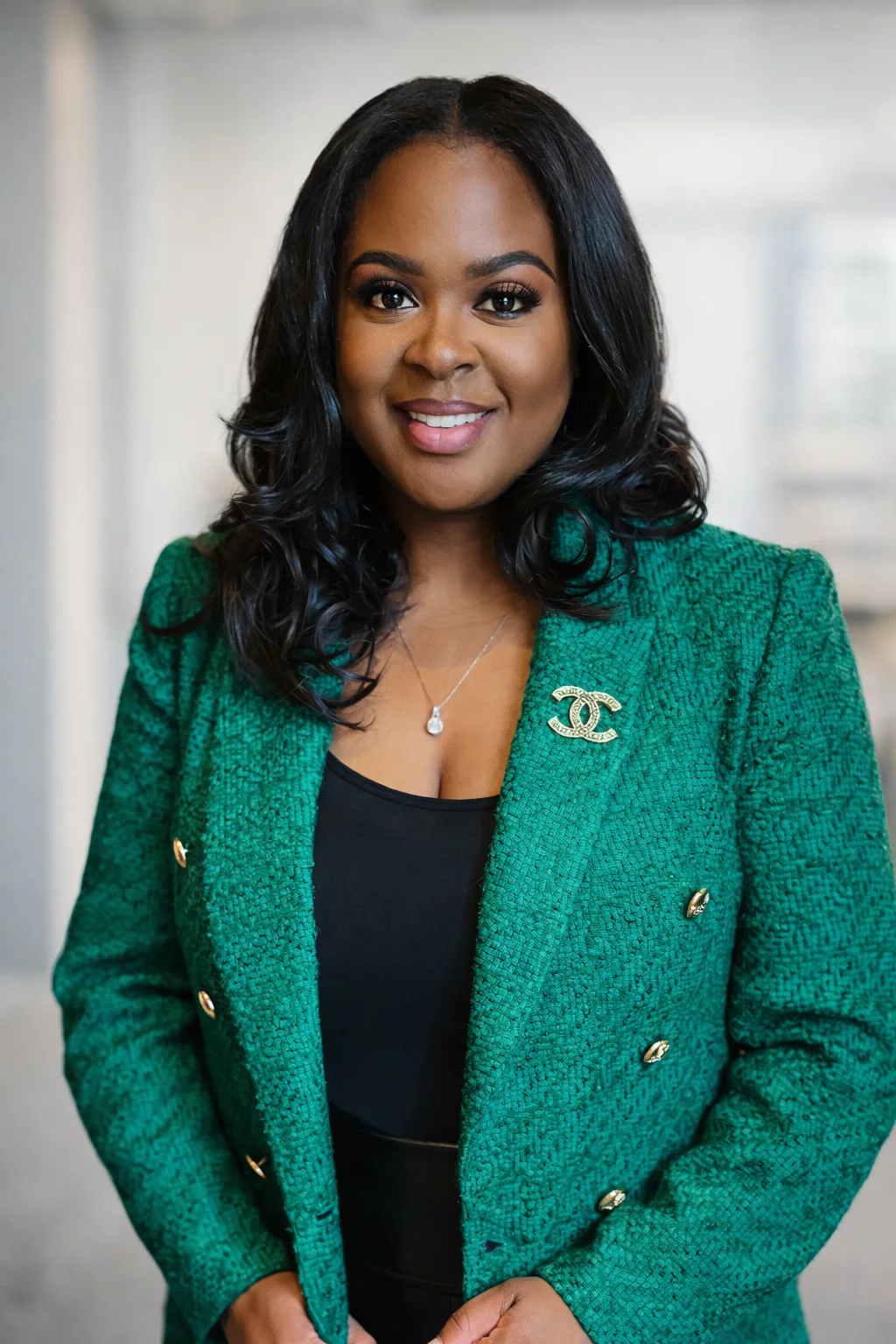 Portrait of Kanisha Brookins, CEO of ZoeLux Events